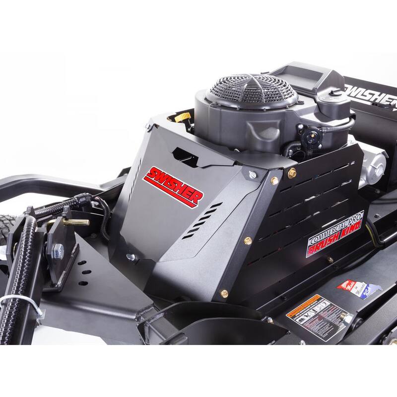 SWISHER Commercial Pro Brush King 44 in. 14.5-HP 12-Volt Kawasaki Pull-Behind Rough-Cut Trail Cutter - RC14544CP4K