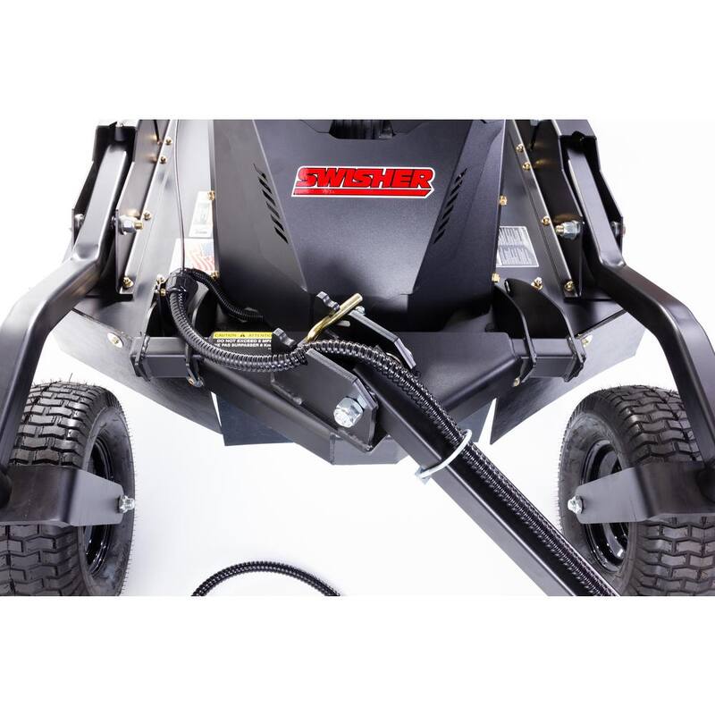SWISHER Commercial Pro Brush King 44 in. 14.5-HP 12-Volt Kawasaki Pull-Behind Rough-Cut Trail Cutter - RC14544CP4K