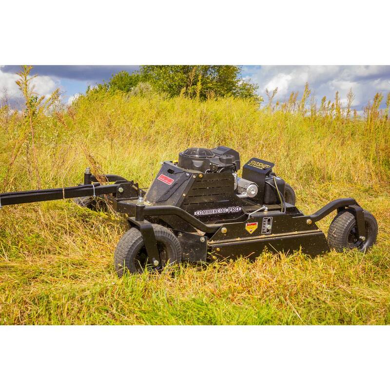 SWISHER Commercial Pro Brush King 44 in. 14.5-HP 12-Volt Kawasaki Pull-Behind Rough-Cut Trail Cutter - RC14544CP4K
