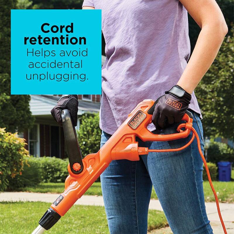 BLACK+DECKER 20 in. 13 AMP Corded Electric Walk Behind Push Lawn Mower and 14 in. 6.5 Amp Corded Single Line String Trimmer/ Edger - MM2000WBESTE620