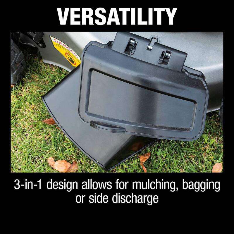 Makita 21 in. 18V X2 (36V) LXT Lithium-Ion Cordless Walk Behind Push Lawn Mower Kit with 4 Batteries (5.0 Ah) - XML07PT1