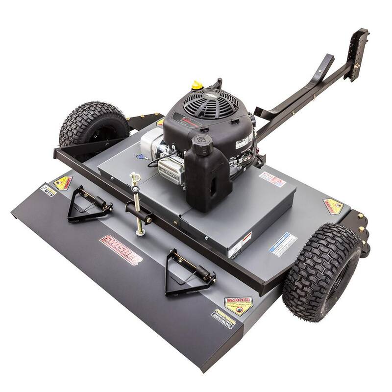 SWISHER 44 in. 11.5-HP 344 cc Briggs and Stratton Pull-Behind Finish Cut Lawn Mower - FC11544BS