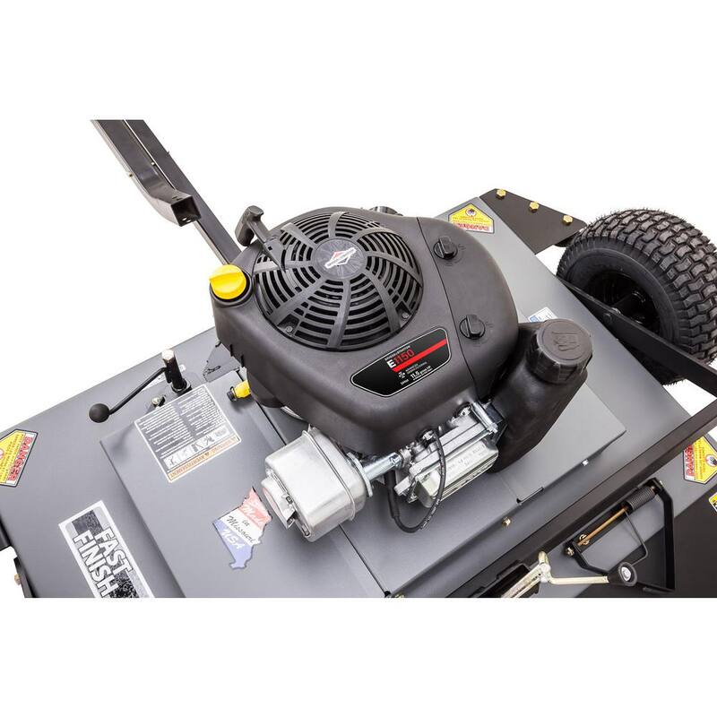 SWISHER 44 in. 11.5-HP 344 cc Briggs and Stratton Pull-Behind Finish Cut Lawn Mower - FC11544BS