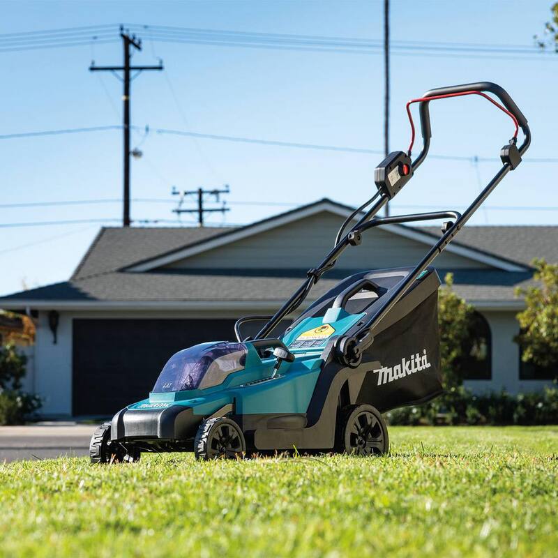 Makita 18V LXT Lithium-Ion Cordless 13 in. Walk Behind Push Lawn Mower (Tool Only) - XML12Z