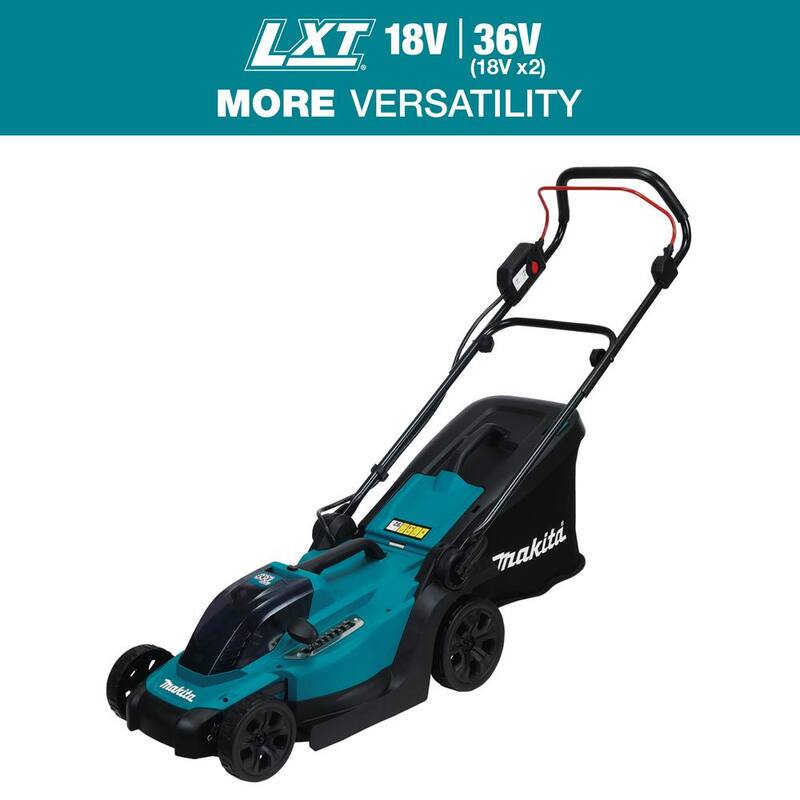 Makita 18V LXT Lithium-Ion Cordless 13 in. Walk Behind Push Lawn Mower (Tool Only) - XML12Z