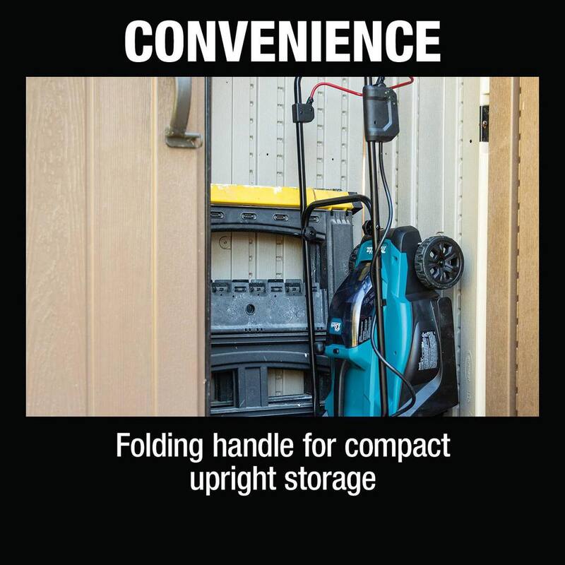 Makita 13 in. 18V LXT Lithium-Ion Cordless Walk Behind Push Lawn Mower Kit (4.0Ah) - XML12SM1