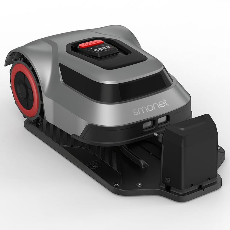 smonet 8 in. Robot Lawn Mower - Automatic Lawnmower Battery Powered APP Control, Smart Path Planning, Up to 1/4 Acre - RLM1000