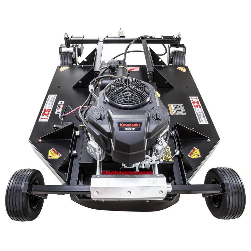 SWISHER Commercial Pro 52 in. 14.5-HP Kawasaki Electric Start Pull-Behind Rough Cut Lawn Mower Trail Cutter - RC14552CPKA
