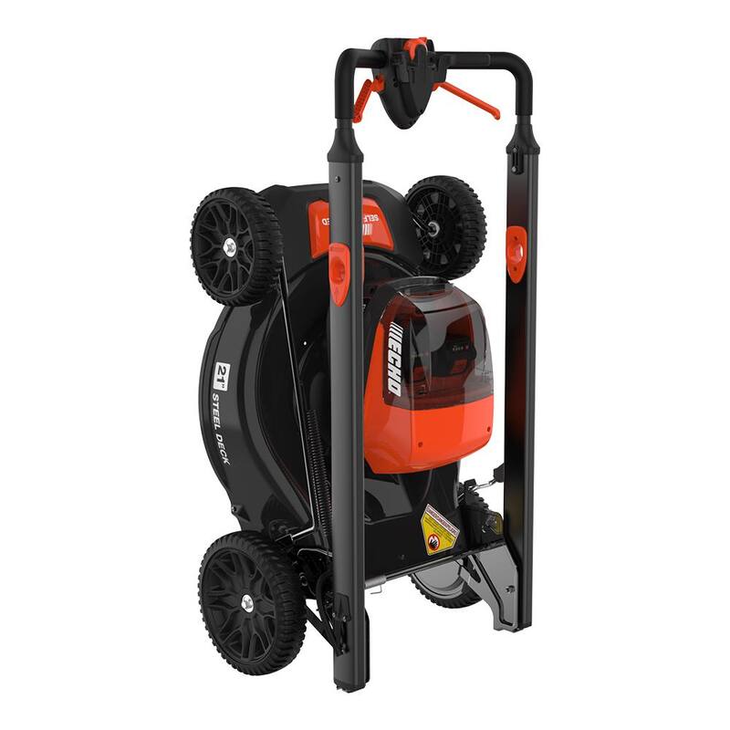 ECHO eFORCE 56-Volt 21 in. Cordless Battery Walk Behind Self-Propelled Lawn Mower (Tool Only) - DLM-2100SPBT