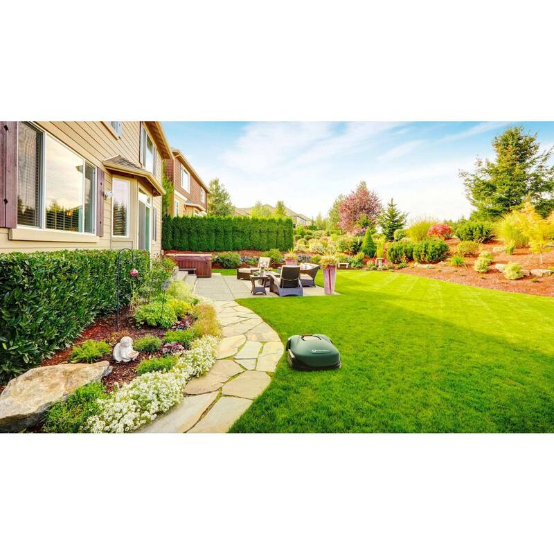 Robomow RK2000 8.25 in. 4.9 Ah Lithium-Ion Robot Lawn Mower Up to 1/2 Acre - RK2000