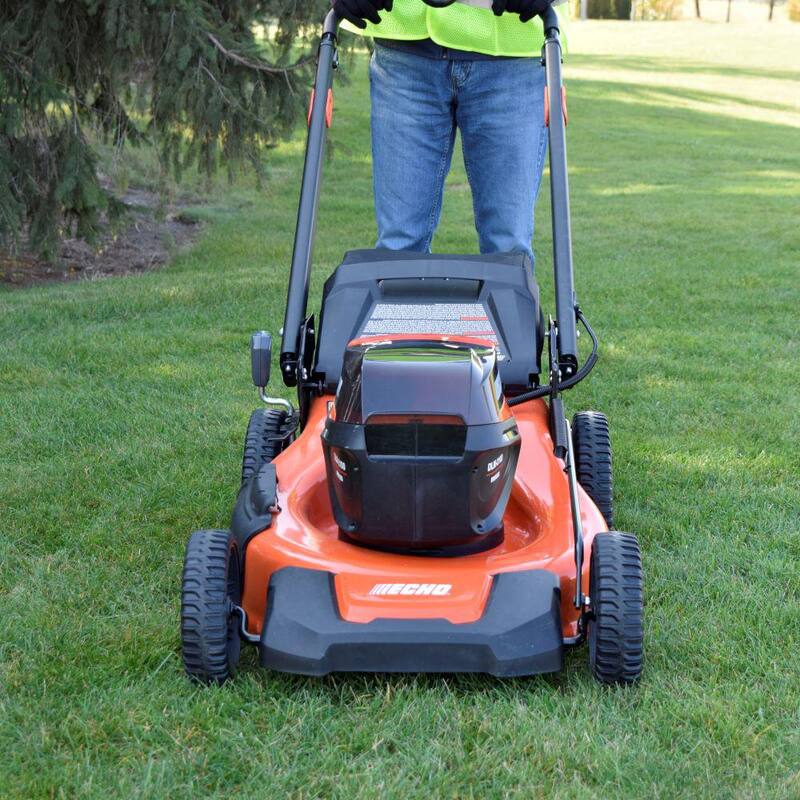 ECHO eFORCE 21 in. 56-Volt Cordless Battery Walk Behind Push Lawn Mower Tool Only - DLM-2100BT
