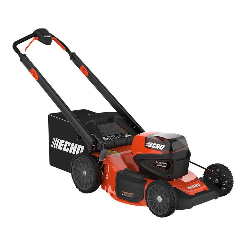 ECHO eFORCE 21 in. 56-Volt Cordless Battery Walk Behind Push Lawn Mower Tool Only - DLM-2100BT