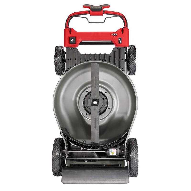 Milwaukee M18 FUEL Brushless Cordless 21 in. Walk Behind Dual Battery Self-Propelled Mower w/(2)12Ah Batteries & Replacement Blade - 2823-22HD-49-16-2734