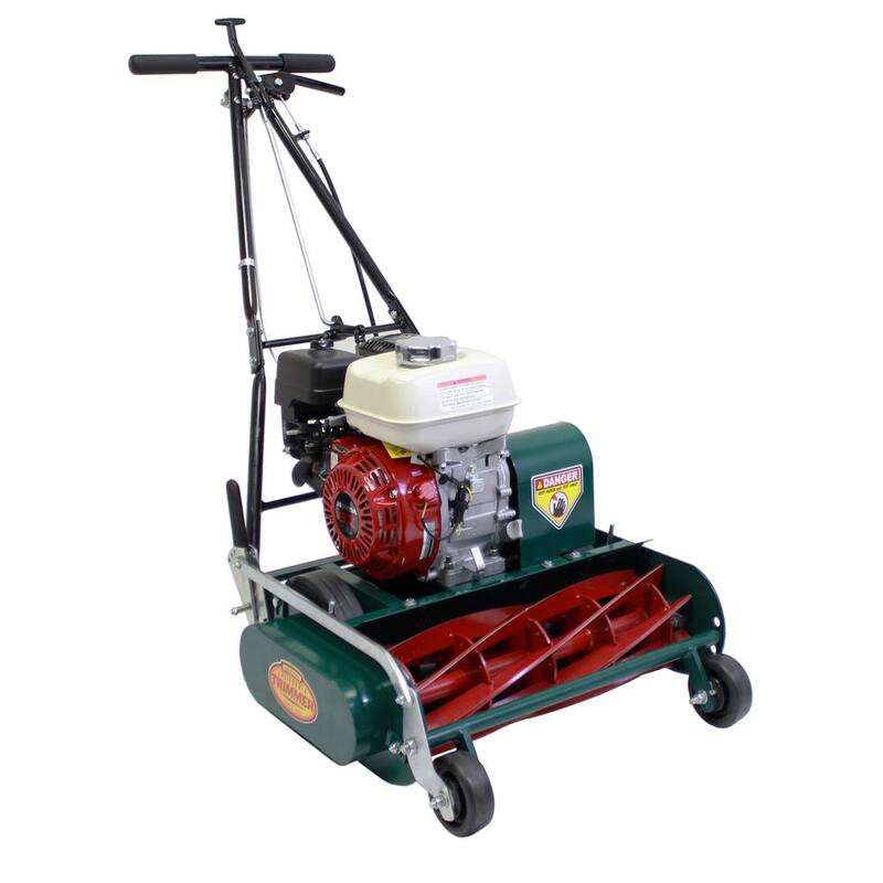 California Trimmer Classic High Cut 20 in. 7-Blade Honda Gas Walk Behind Self-Propelled Reel Lawn Mower - RL207HC-GX120