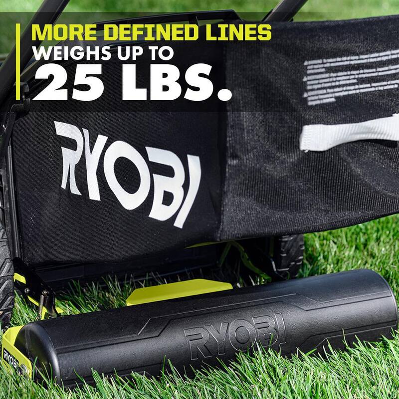 RYOBI 40V HP Brushless 21 in Cordless Walk Behind Self-Propelled Lawn Mower & Lawn Striper w/(2) 6.0 Ah Batteries and Charger - RY401140-ACLS01