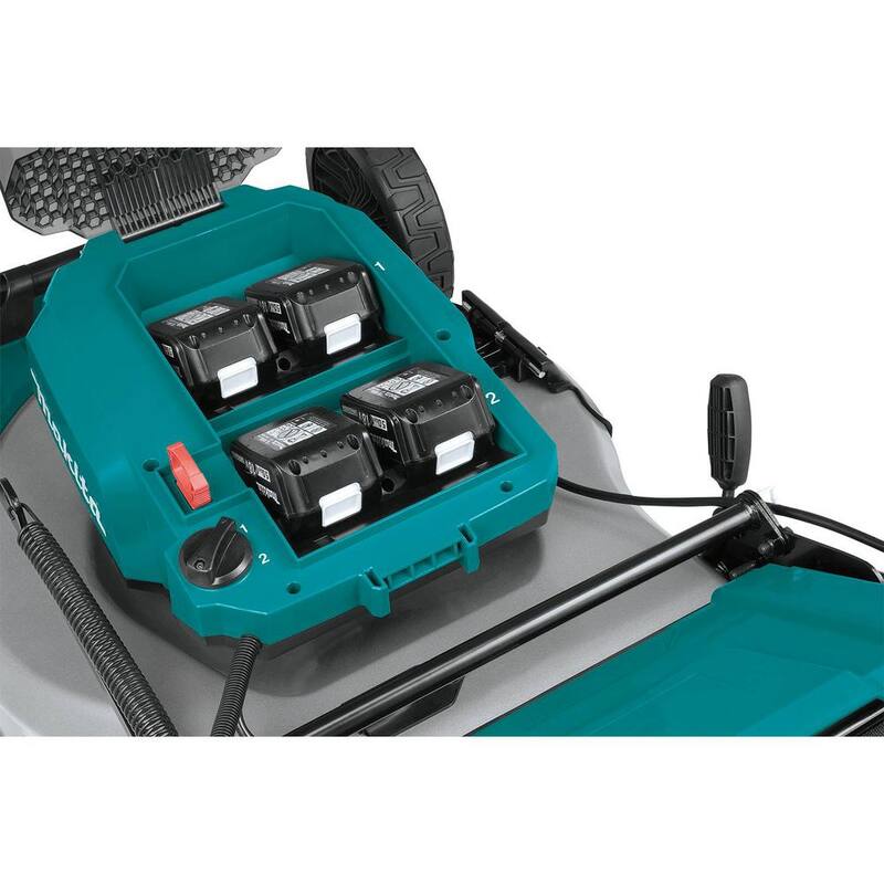 Makita 18V X2 (36V) LXT Cordless 21 in. Self-Propelled Commercial Lawn Mower, 4 Batteries (5.0Ah) & 13 in. String Trimmer - XML08PT1-XRU23Z