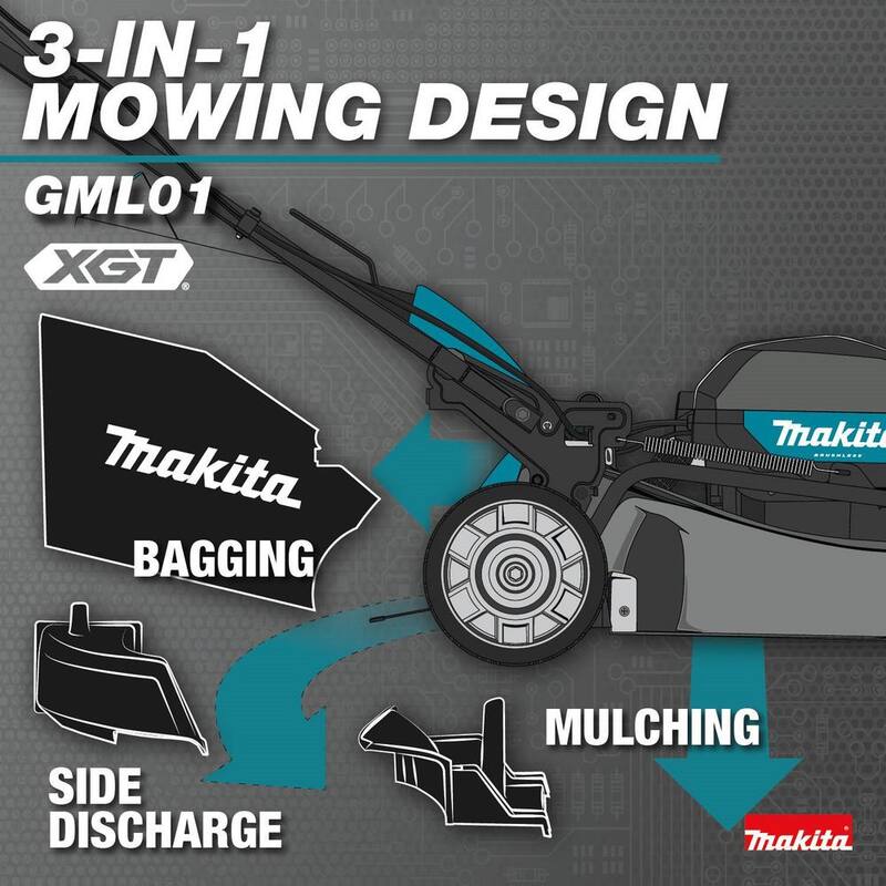 Makita 40V max XGT Brushless Cordless 21 in. Walk Behind Self-Propelled Commercial Lawn Mower (Tool Only) - GML01Z