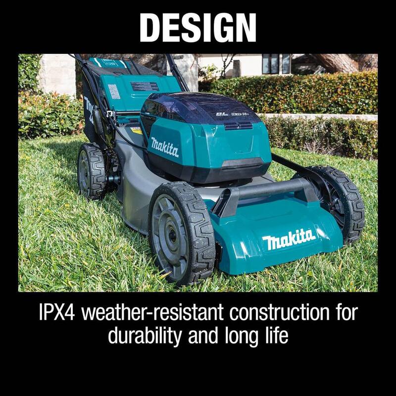 Makita 18 in. 18V X2 (36V) LXT Lithium-Ion Cordless Walk Behind Self Propelled Lawn Mower, Tool Only - XML06Z