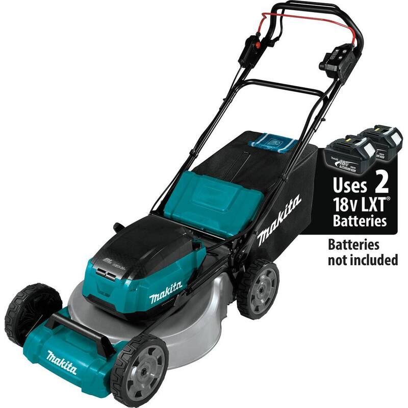 Makita 18 in. 18V X2 (36V) LXT Lithium-Ion Cordless Walk Behind Self Propelled Lawn Mower, Tool Only - XML06Z
