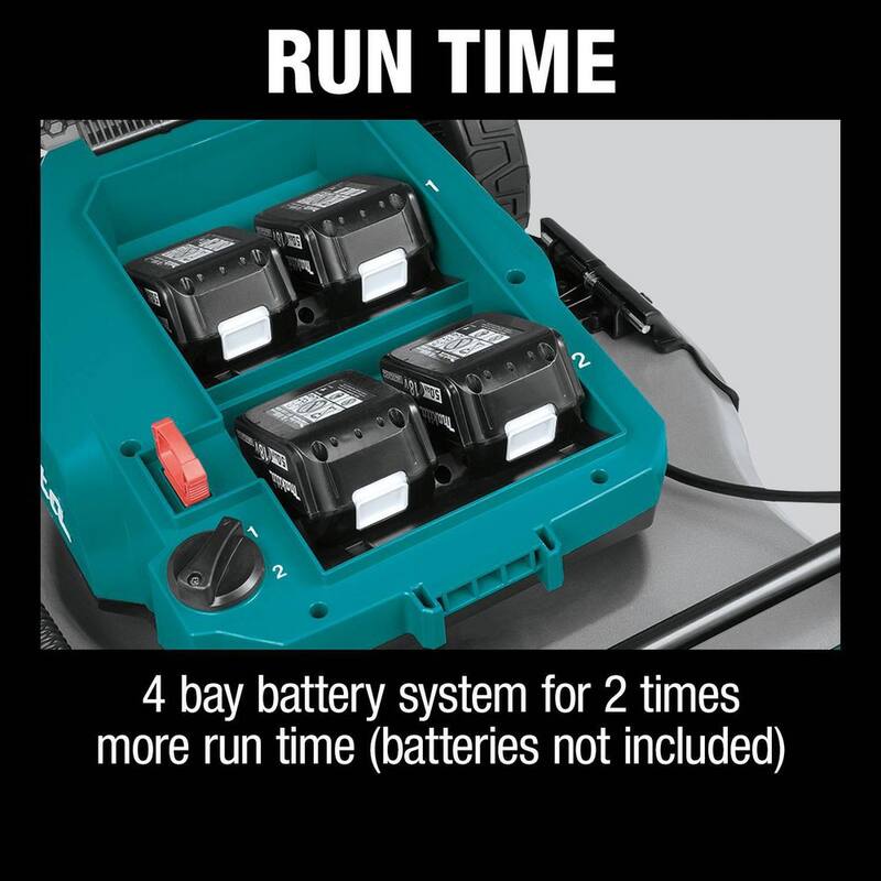 Makita 18 in. 18V X2 (36V) LXT Lithium-Ion Cordless Walk Behind Self Propelled Lawn Mower, Tool Only - XML06Z