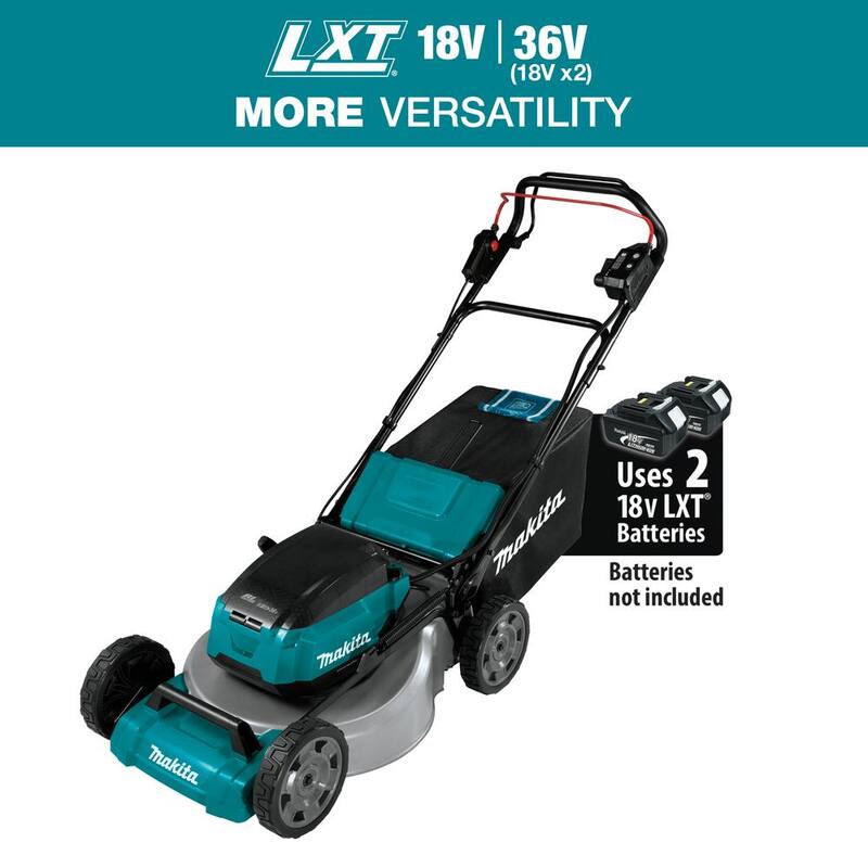 Makita 18 in. 18V X2 (36V) LXT Lithium-Ion Cordless Walk Behind Self Propelled Lawn Mower, Tool Only - XML06Z