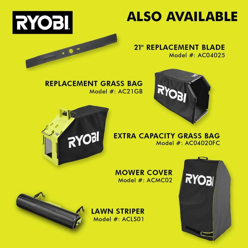 RYOBI 40-Volt HP Brushless 21 in. Cordless Battery Walk Behind Self-Propelled Lawn Mower (Tool Only) - RY401014BTL