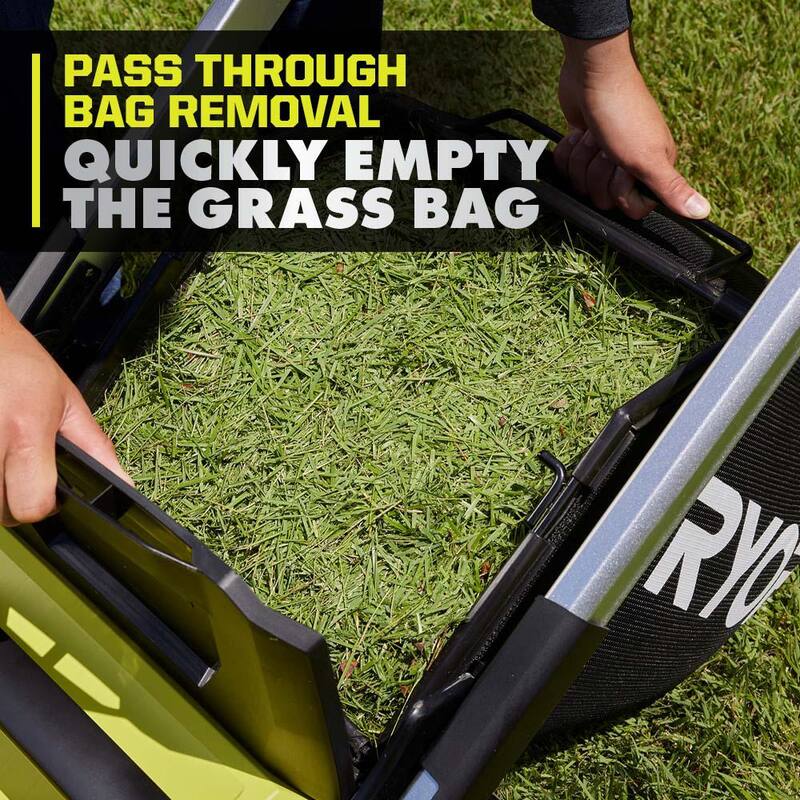 RYOBI 40-Volt HP Brushless 21 in. Cordless Battery Walk Behind Self-Propelled Lawn Mower (Tool Only) - RY401014BTL