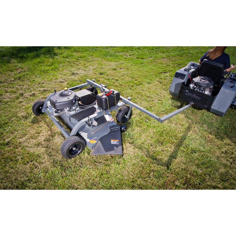 SWISHER 60 in. 15.5-HP 500 cc Briggs & Stratton Electric Start Pull-Behind Finish Cut Lawn Mower - FC15560BS