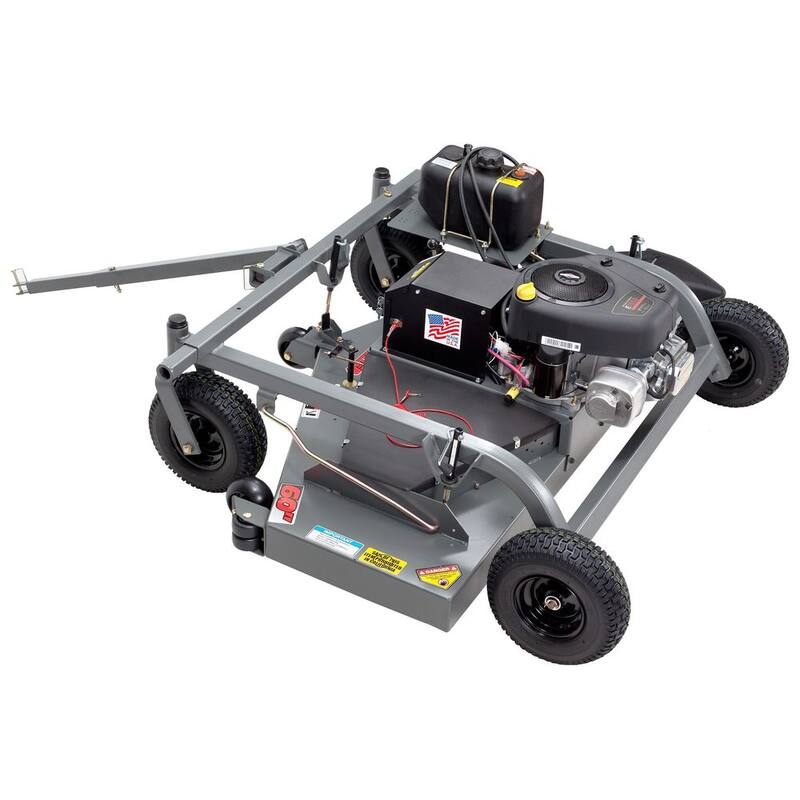 SWISHER 60 in. 15.5-HP 500 cc Briggs & Stratton Electric Start Pull-Behind Finish Cut Lawn Mower - FC15560BS