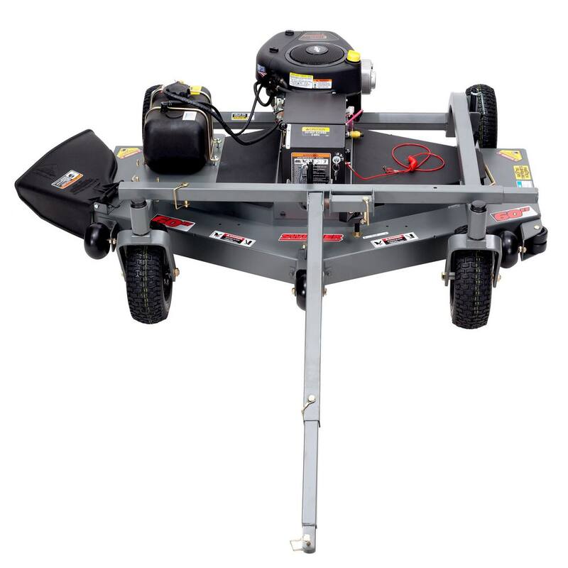 SWISHER 60 in. 15.5-HP 500 cc Briggs & Stratton Electric Start Pull-Behind Finish Cut Lawn Mower - FC15560BS