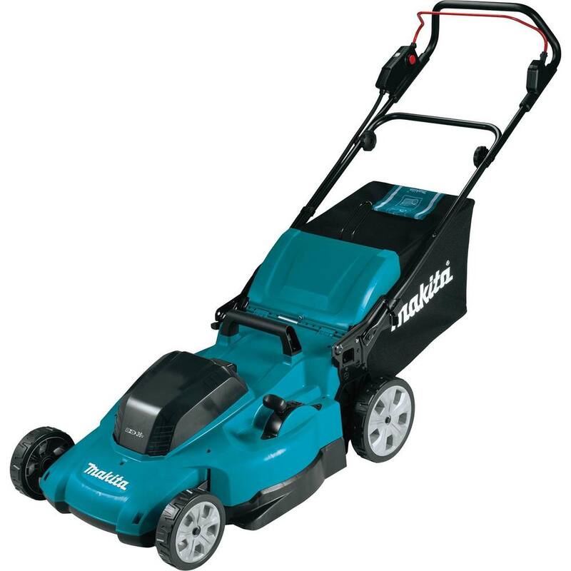 Makita 18V X2 (36V) LXT Lithium-Ion Cordless 19 in. Walk Behind Lawn Mower Kit w/4 batteries (4.0Ah) - XML13CM1