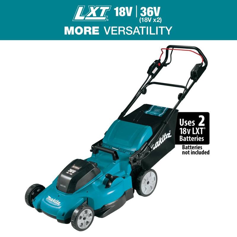 Makita 18V X2 (36V) LXT Lithium-Ion Cordless 21 in. Walk Behind Self-Propelled Lawn Mower, Tool Only - XML11Z