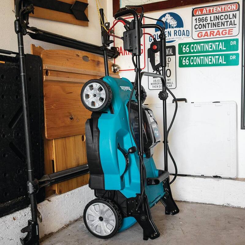Makita 18-Volt X2 (36V) LXT Cordless 21 in. Lawn Mower Kit & 4 batteries (5.0Ah) with bonus 18-Volt Brushless Blower & Charger - XML11XBU03ZDCRC