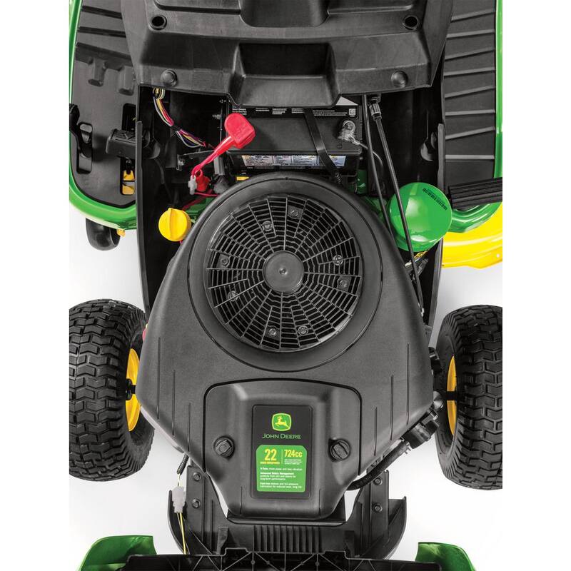 John Deere S120 42 in. 22 HP V-Twin Gas Hydrostatic Riding Lawn Mower - BG21272