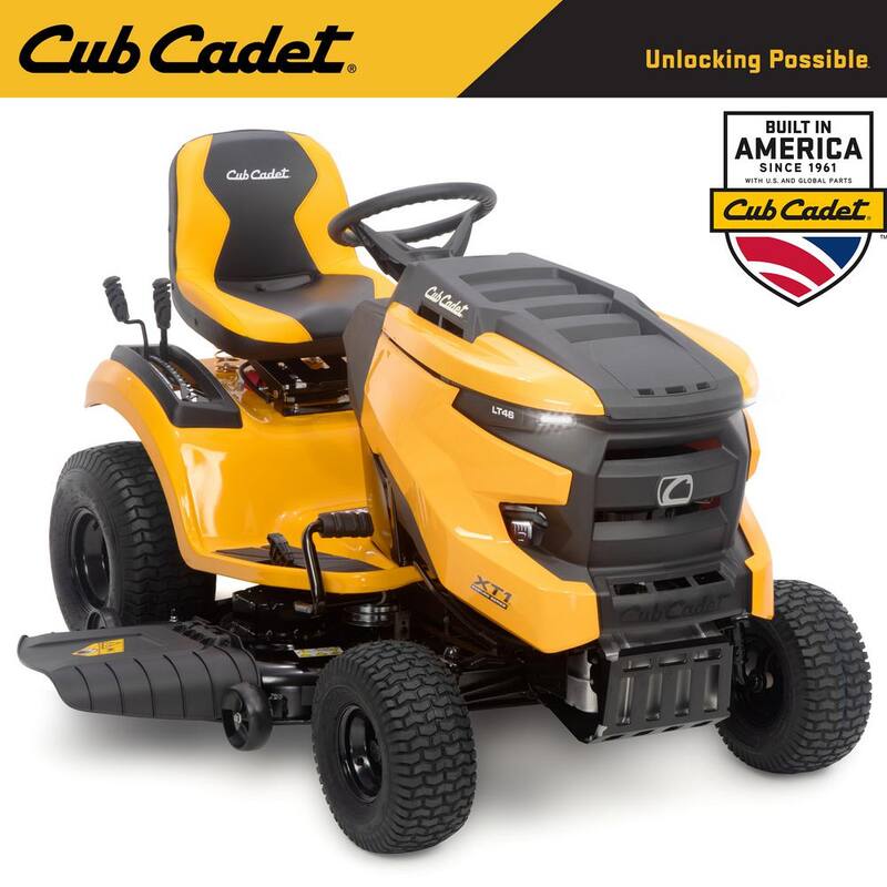 Cub Cadet XT1 Enduro LT 46 in. 22 HP V-Twin Kohler 7000 Series Engine Hydrostatic Drive Gas Riding Lawn Tractor - LT46