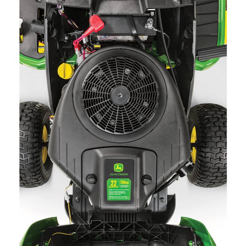 John Deere S140 48 in. 22 HP V-Twin Gas Hydrostatic Riding Lawn Mower - BG21274