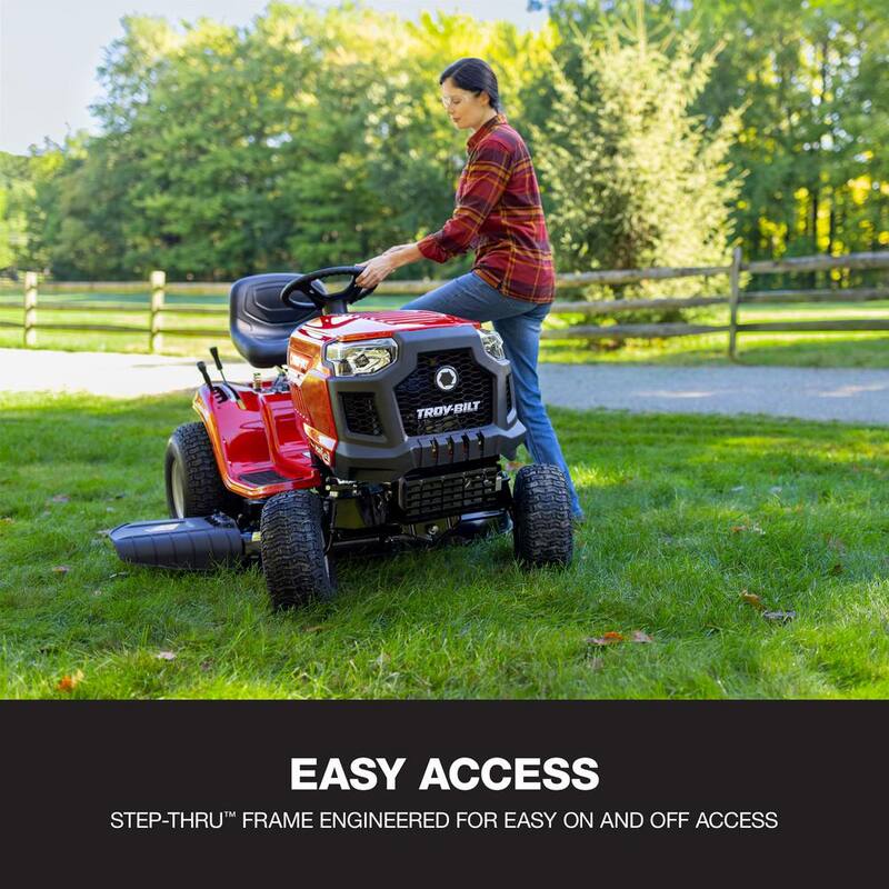 Troy-Bilt Pony 42 in. 15.5 HP Briggs and Stratton 7-Speed Manual Drive Gas Front Engine Riding Lawn Tractor - Pony 42