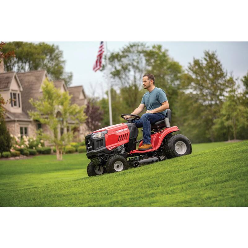 Troy-Bilt Bronco 42 in. 547CC Engine Automatic Drive Gas Riding Lawn Mower - Bronco 42T