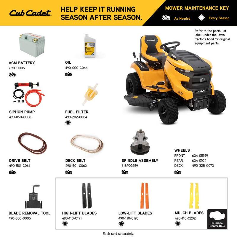 Cub Cadet XT1 Enduro LT 42 in. 19 HP Briggs and Stratton Engine Hydrostatic Drive Gas Riding Lawn Tractor - LT42B