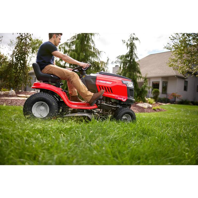 Troy-Bilt Bronco 46 in. 17.5 HP Briggs and Stratton Engine Automatic Drive Gas Riding Lawn Tractor - Bronco 46B