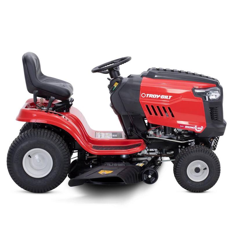 Troy-Bilt Bronco 46 in. 17.5 HP Briggs and Stratton Engine Automatic Drive Gas Riding Lawn Tractor - Bronco 46B