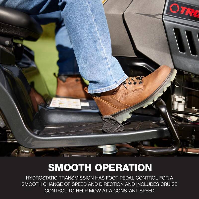 Troy-Bilt Super Bronco XP 46 in. Fabricated Deck 22 HP V-Twin Kohler 7000 Series Engine Hydrostatic Drive Gas Riding Lawn Tractor - Super Bronco XP 46 FAB
