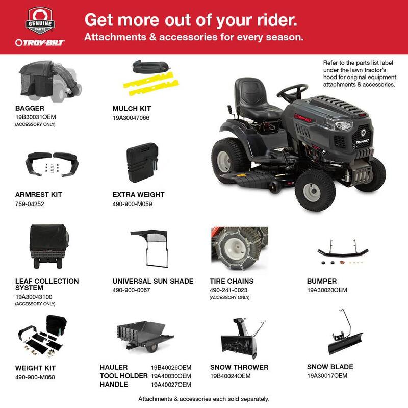 Troy-Bilt Super Bronco XP 46 in. Fabricated Deck 22 HP V-Twin Kohler 7000 Series Engine Hydrostatic Drive Gas Riding Lawn Tractor - Super Bronco XP 46 FAB
