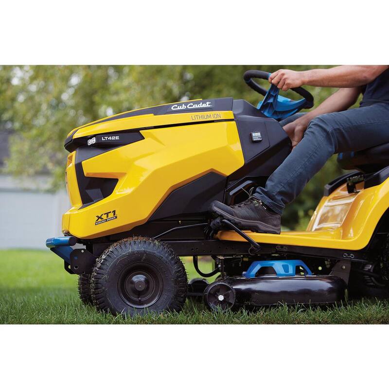 Cub Cadet XT1 Enduro LT 42 in. 56-Volt MAX 60 Ah Battery Lithium-Ion Electric Drive Cordless Riding Lawn Tractor - LT42E