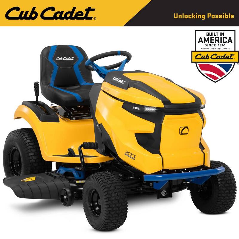 Cub Cadet XT1 Enduro LT 42 in. 56-Volt MAX 60 Ah Battery Lithium-Ion Electric Drive Cordless Riding Lawn Tractor - LT42E
