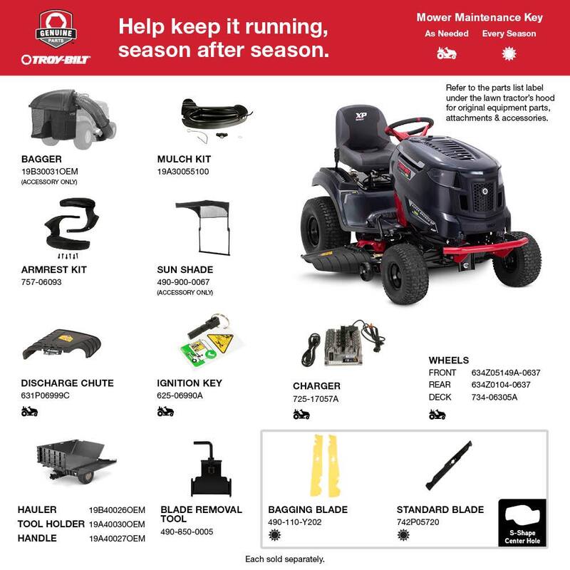 Troy-Bilt XP 42 in. 56-Volt MAX 60 Ah Battery Lithium-Ion Electric Drive Cordless Riding Lawn Tractor - Super Bronco 42E XP