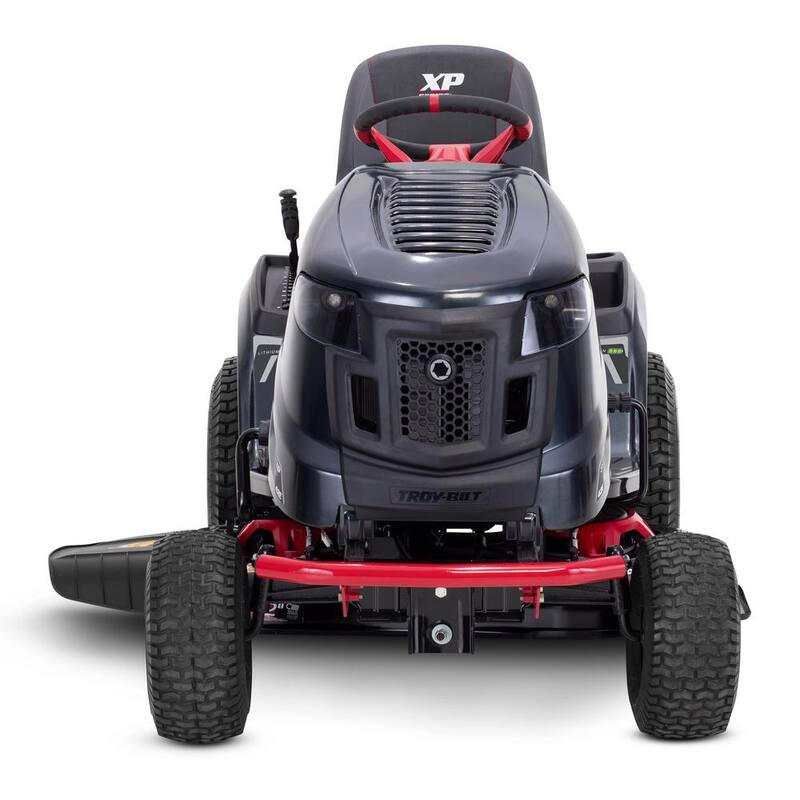 Troy-Bilt XP 42 in. 56-Volt MAX 60 Ah Battery Lithium-Ion Electric Drive Cordless Riding Lawn Tractor - Super Bronco 42E XP