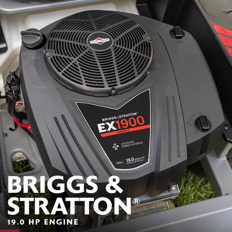 Murray Cruz 42 in. 19.0 HP 540cc EX1900 Series Briggs and Stratton Engine Dual Hydrostatic Drive Gas Zero Turn Mower - MYZ4219000