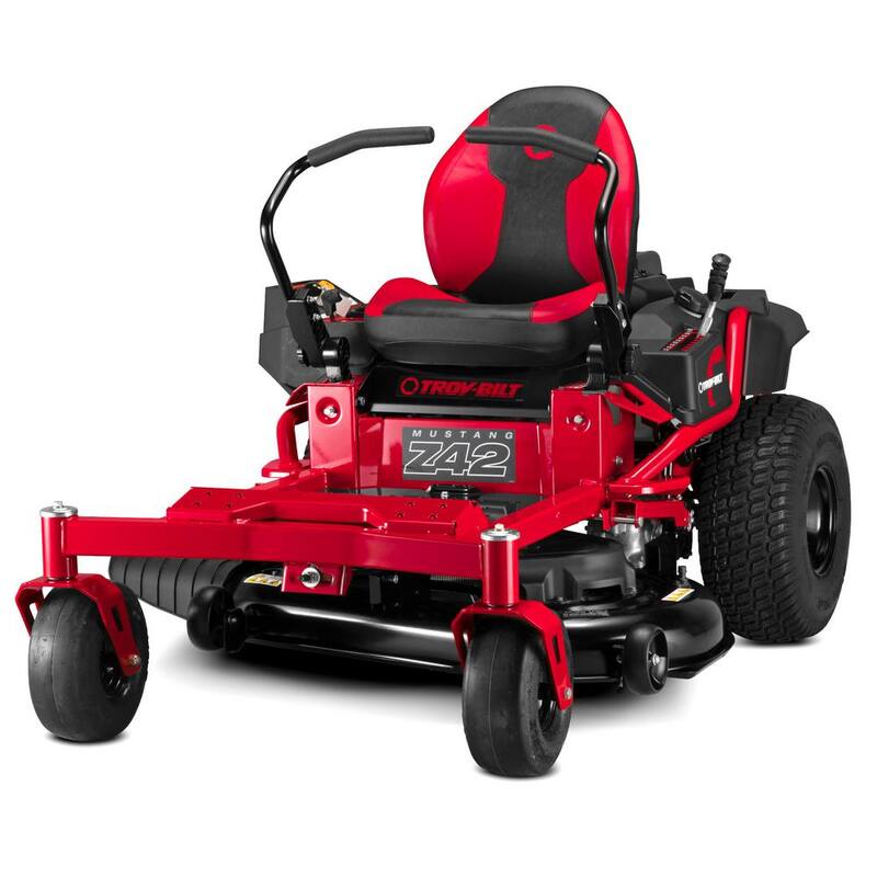 Troy-Bilt Mustang 42 in. 22 HP V-Twin Kohler 7000 Series Engine Dual Hydrostatic Drive Gas Zero Turn Riding Lawn Mower - Mustang Z42