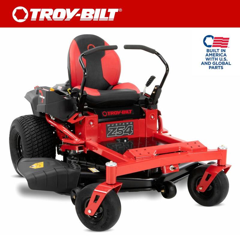 Troy-Bilt Mustang 54 in. 24 HP V-Twin Kohler 7000 Series Engine Dual Hydrostatic Drive Gas Zero Turn Riding Lawn Mower - Mustang Z54